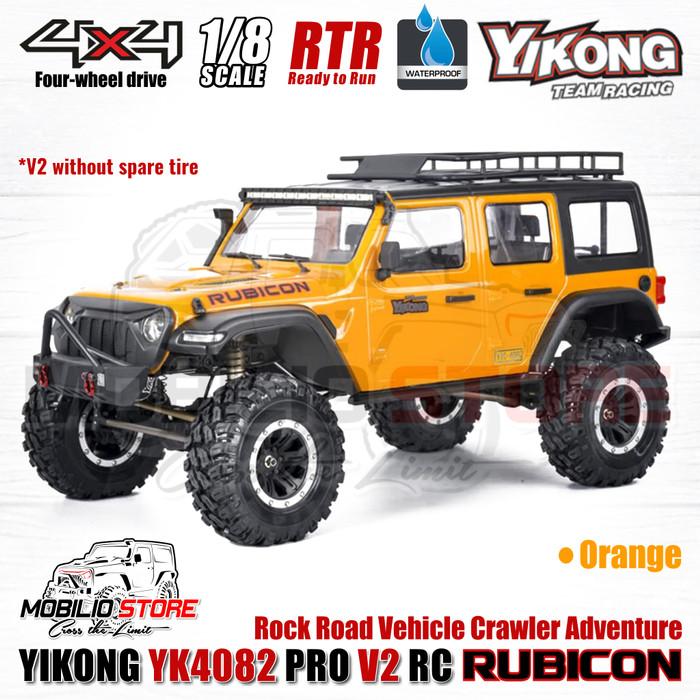 Yikong YK4082 Pro V2 1/8 RC Rock Road Vehicle Crawler Adventure RTR