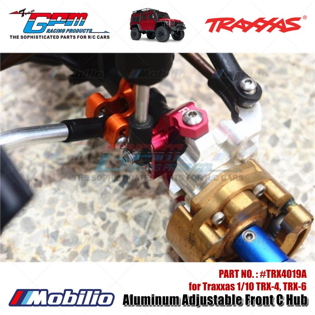GPM Part #TRX4019A Aluminum Adjustable Front C Hub for Traxxas 1/10 TRX-4 TRX-6