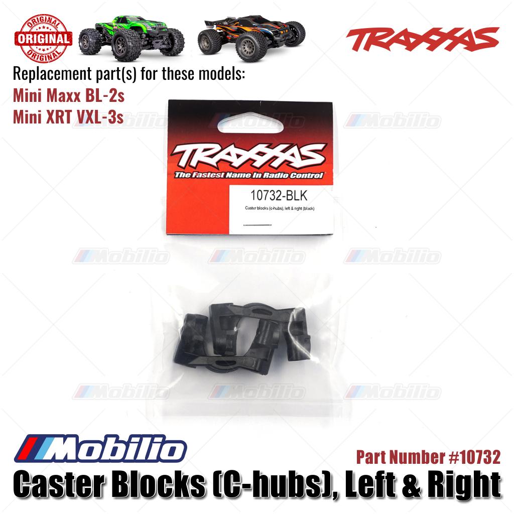 Traxxas Part #10732 Caster Blocks left-Right RC Mini Maxx BL-2S Mini XRT VXL-3S