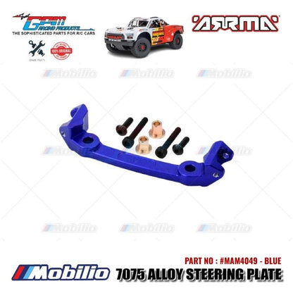GPM Part #MAM4049 Alloy Steering Plate Arrma 1/8 Mojave 4X4 4S BLX Desert Truck  Remote Control