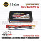 Baterai Li-Polimer Vant 2S 7.4V 3700 mAh 100C LCG Pendek