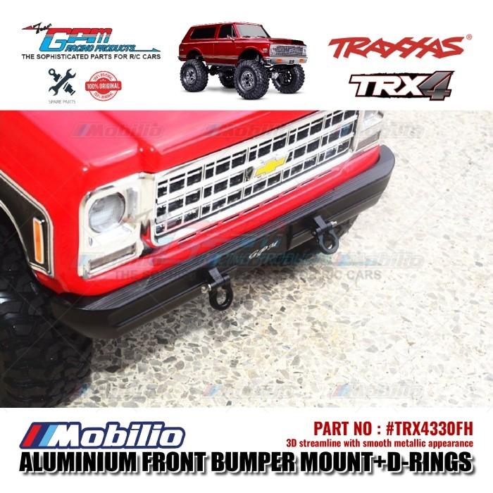 GPM Part #TRX4330FH Aluminium Front Bumper Mount + D-rings Traxxas TRX-4 Blazer