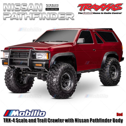 Traxxas 110056-4 TRX-4 Scale and Trail Crawler dengan Nissan Pathfinder RC 1/10 4X4 Tahan Air RTR 2.4GHz TQi Adventure