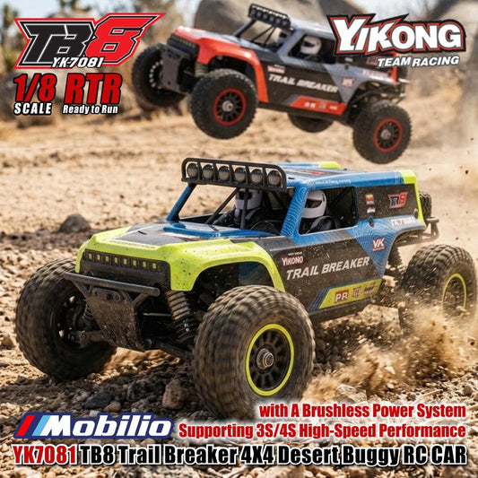 YK7081 TB8 Trail Breaker 4X4 Desert Buggy RC Car Brushless High-Speed Performance