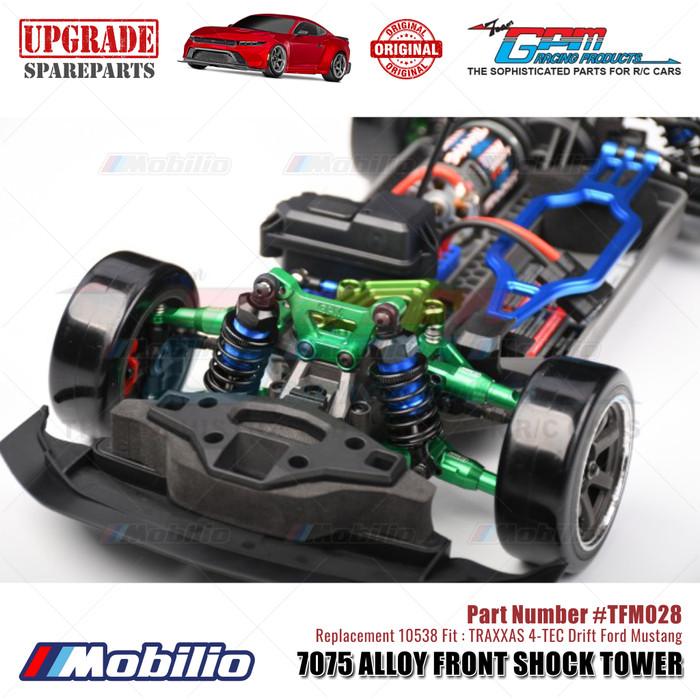 GPM Part #TFM028 7075 Alloy Front Shock Tower #10538 Traxxas 4-TEC Drift Ford Mustang