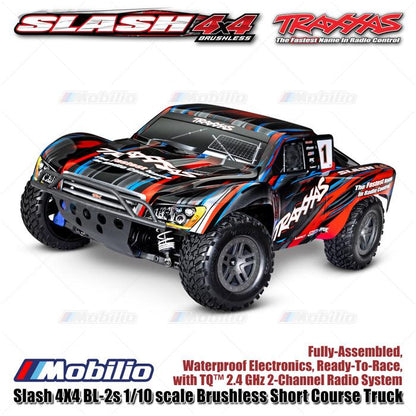 Traxxas 68154-4 Slash 4X4 BL-2s 1/10 scale Brushless Short Course Truck Waterproof RTR Clipless