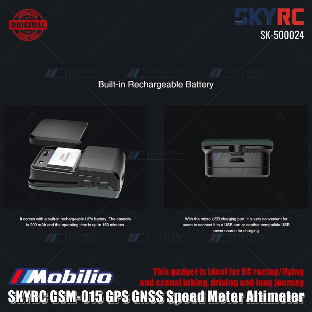 SKYRC #SK-500024 GSM-015 GPS GNSS Pengukur Kecepatan Altimeter Kecepatan Tertinggi Kecepatan Rata-Rata Ketinggian Maksimal