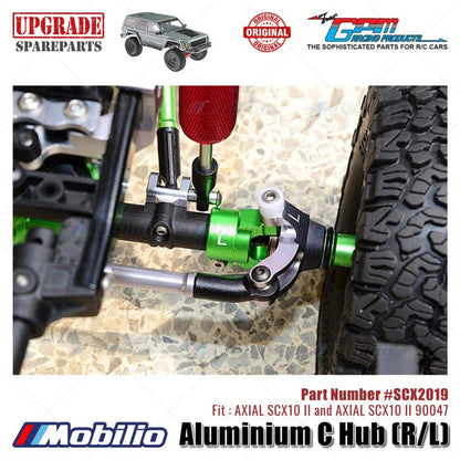 GPM Part #SCX2019 Aluminium C Hub AX31382 RC Upgrade Axial SCX10 II Crawler Adventure