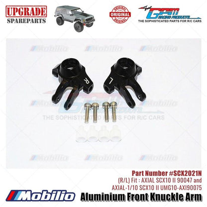 GPM Part #SCX2021N Aluminium Front Knuckle Arm RC Upgrade Axial SCX10 II Crawler Adventure  Remote Control