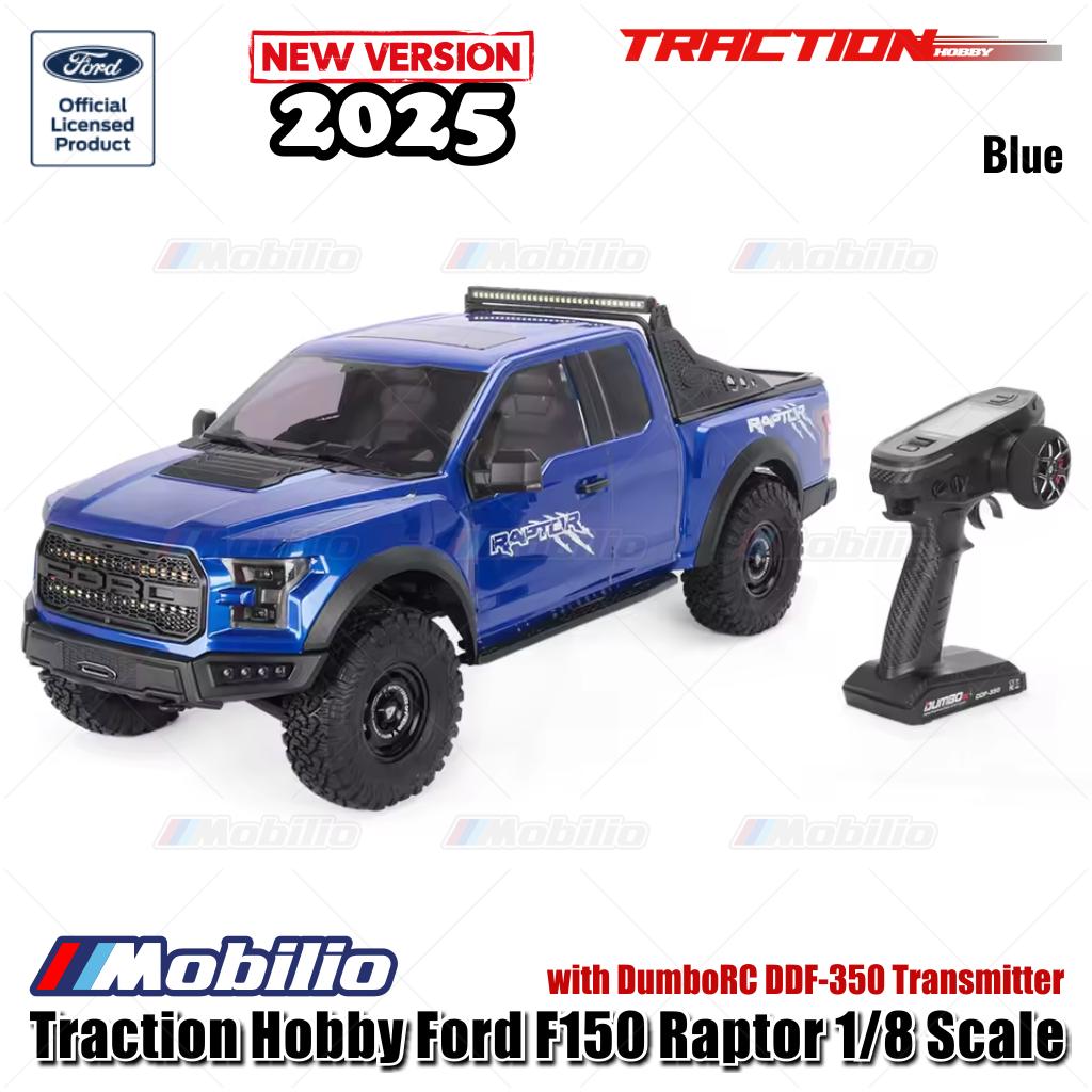 Traction Hobby Ford F150 Raptor Skala 1/8 RTR RC Crawler Adventure Car Versi Baru 2025