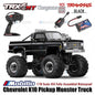 Traxxas 98064-1 TRX-4MT Chevrolet K10 Pickup Monster Truck Bigfoot Skala 1/18 4X4 RTR Rakitan Lengkap Tahan Air TRX4MT Tanpa Klip