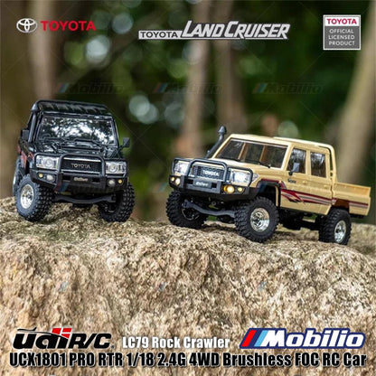 UDIR/C UCX1801 PRO LC79 Rock Crawler RTR 1/18 2.4G 4WD Brushless FOC RC Car