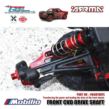 GPM Part #MAM108FS Harden Steel Front CVD Drive Shaft RC Arrma Mojave 6S BLX Desert Truck