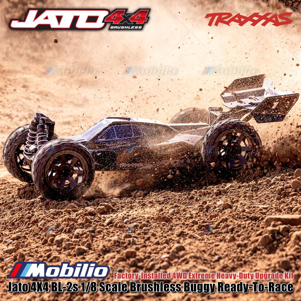Traxxas 90154-4 Jato 4X4 BL-2s 1/8 Scale Brushless Buggy RTR Kit 4WD Upgrade Extreme Heavy-Duty Control Gear Remote