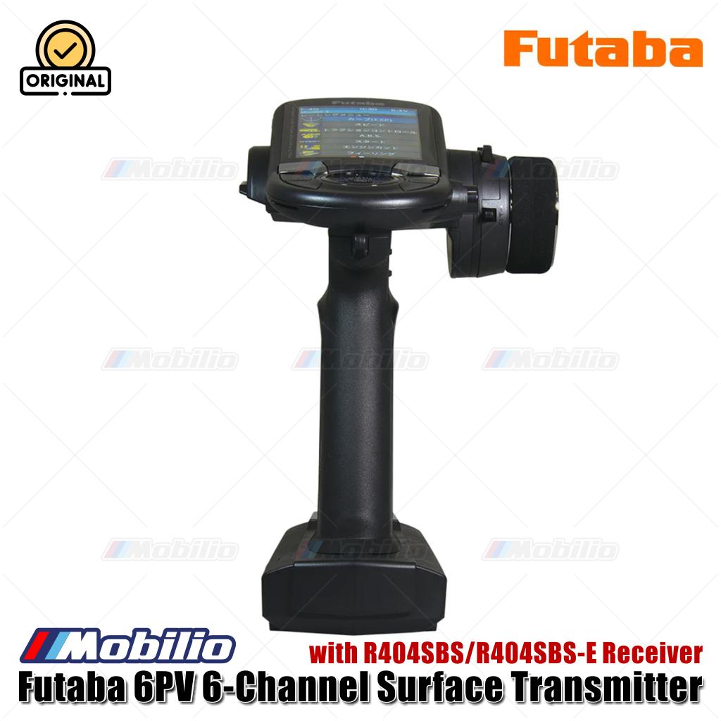 Futaba 6PV 6-Channel Surface Transmitter with R404SBS / R404SBS-E Receiver