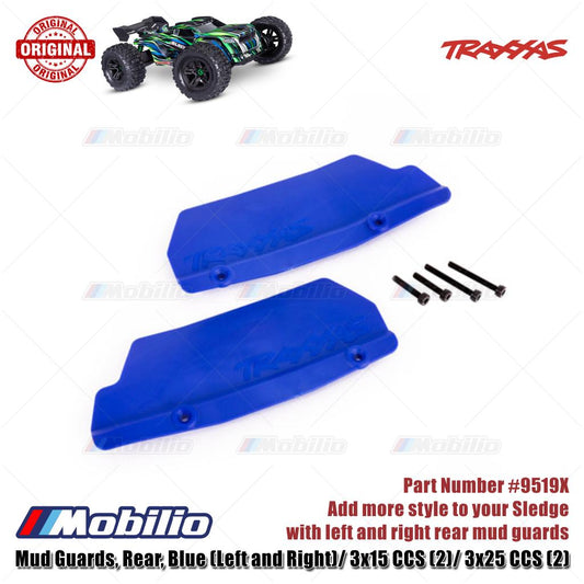 Traxxas Part #9519X Rear Mud Guards (Left and Right) RC Sledge 1/8 Scale Off-Road