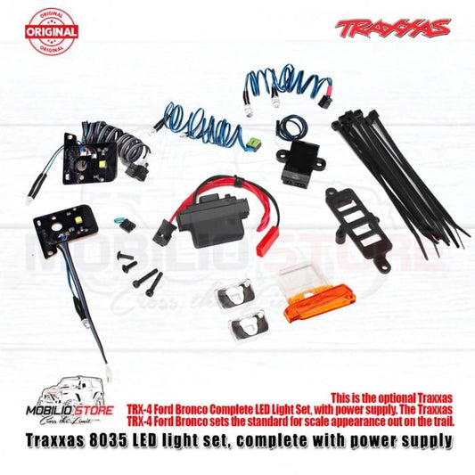 Traxxas Part #8035 LED Light Set Complete with Power Supply TRX-4 1979 Ford Bronco & F-150 LED Light Kit