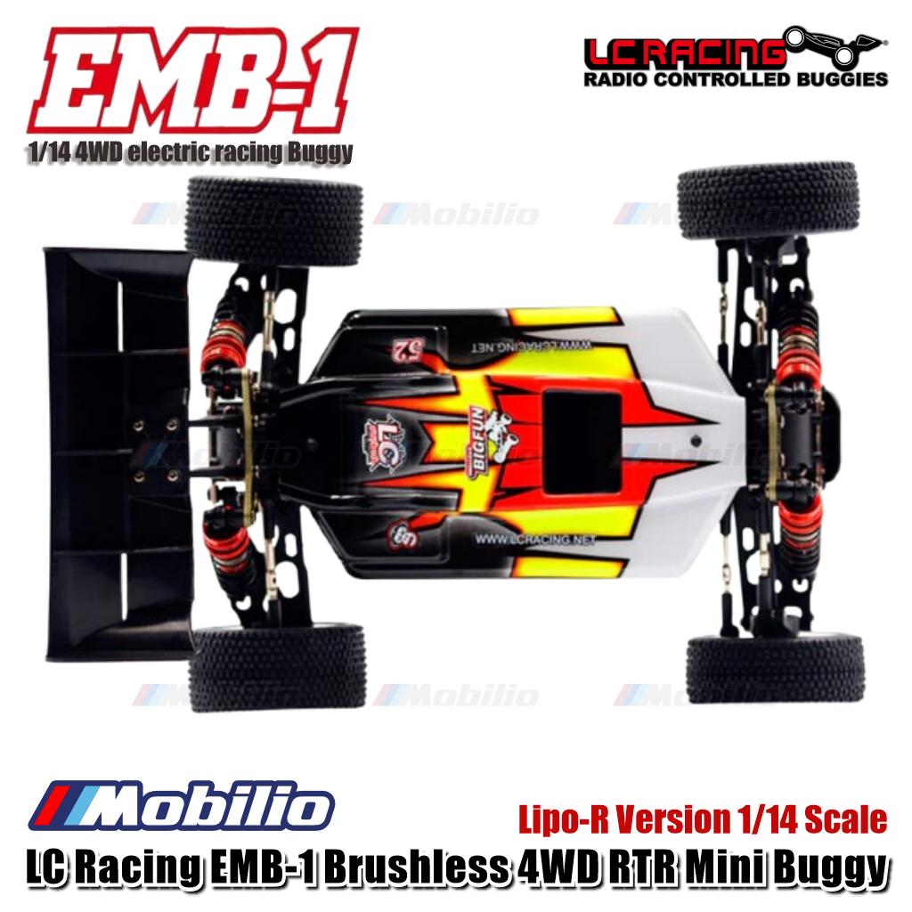 LC Racing EMB-1 Brushless 4WD Mini Buggy Lipo-R Version 1/14 Scale RTR