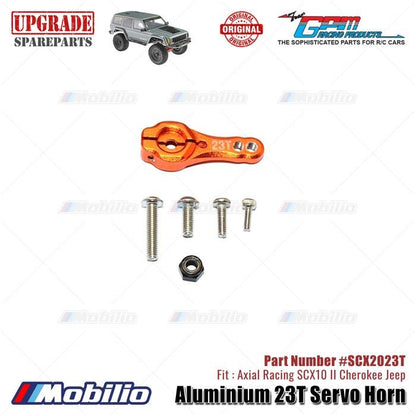 GPM Part #SCX2023T Aluminium 23T Servo Horn RC Upgrade Axial SCX10 II Crawler Adventure  Remote Control Toy