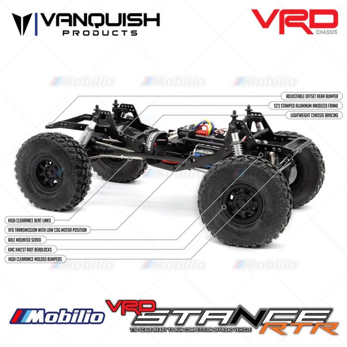Vanquish VRD Stance 1:10 Scale RTR Competition Offroad Vehicle RC Rock Crawler Adventure
