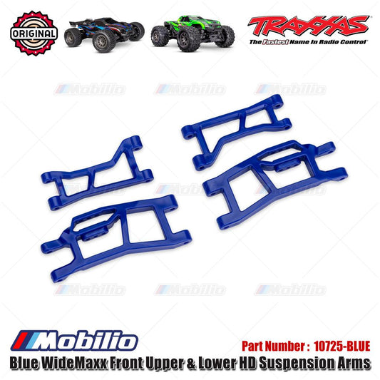 Traxxas Part #10725-BLU Blue WideMaxx Front Upper & Lower HD Suspension Arms