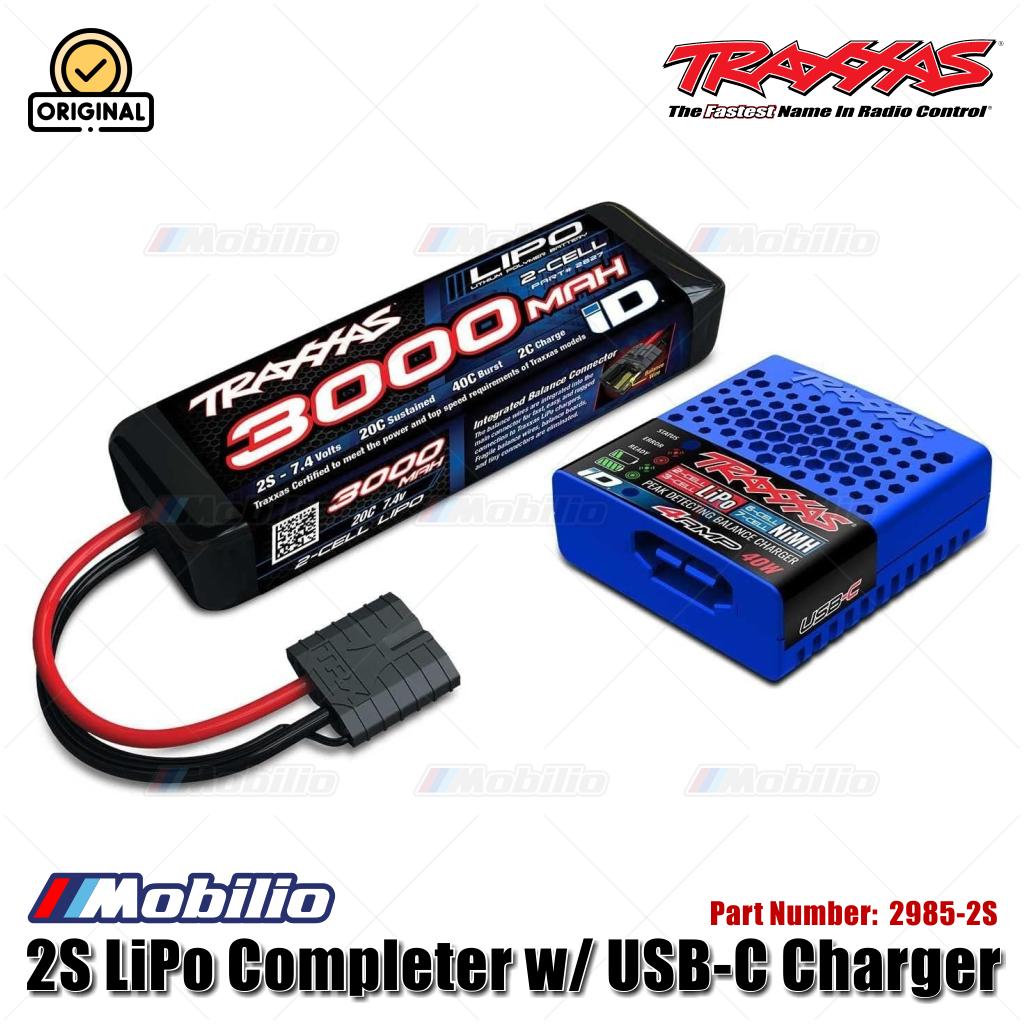 Traxxas Part #2985-2S LiPo Completer with USB-C Charger