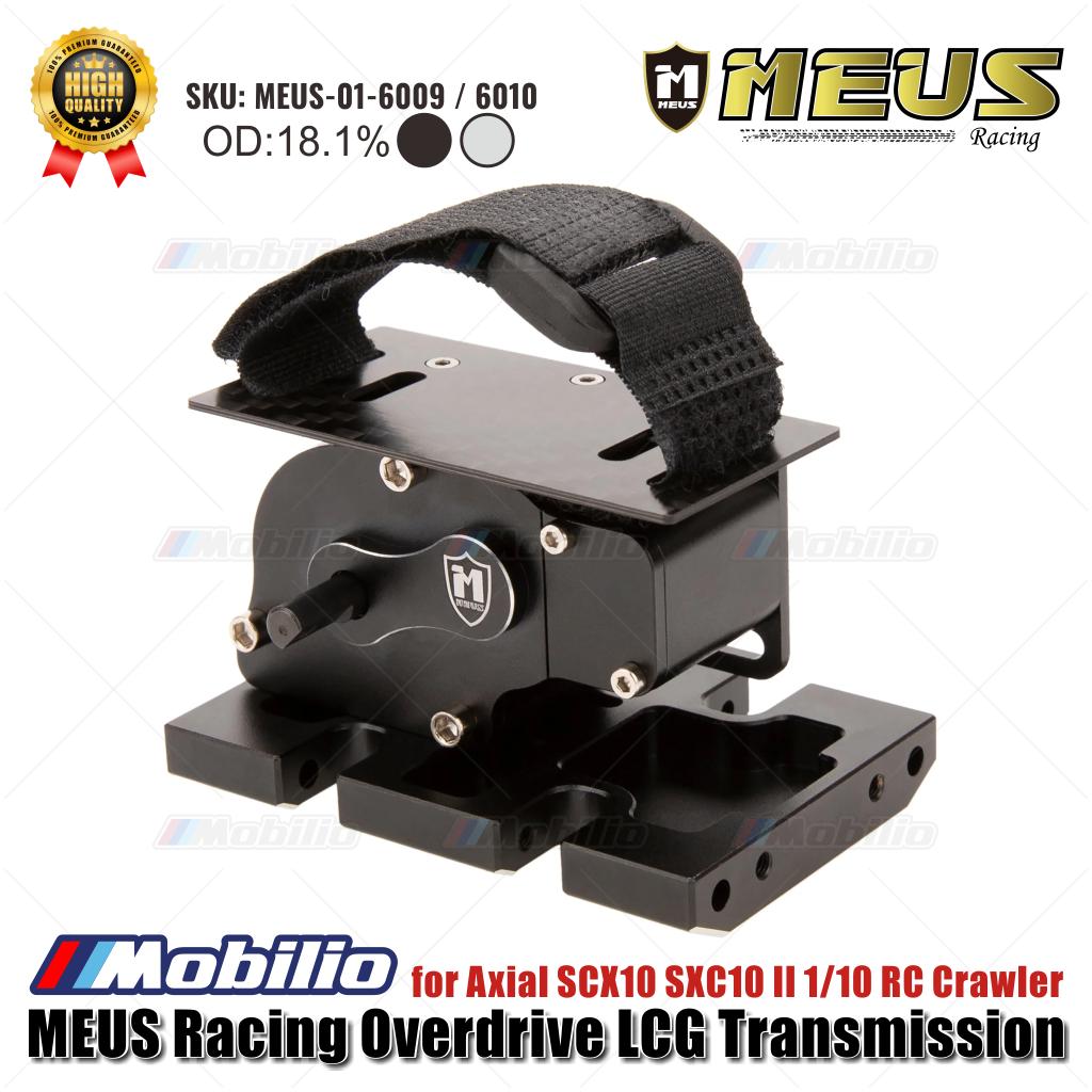 MEUS Racing Overdrive LCG Transmission MEUS-01-6009 / 10 untuk Axial SCX10 SXC10 II 1/10 RC Crawler