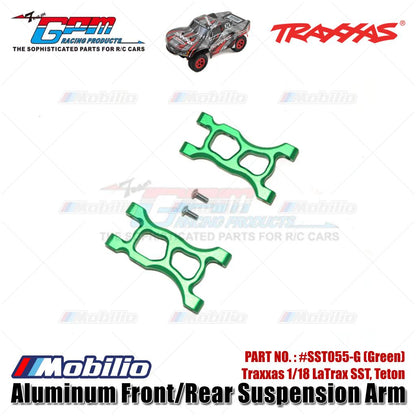 GPM Part #SST055-G Aluminum Front/Rear Suspension Arm for Traxxas 1/18 LaTrax SST Teton Upgrade Part