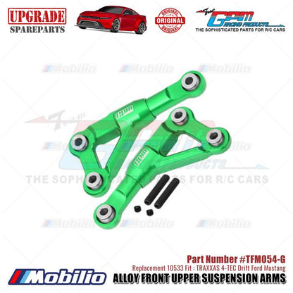 GPM Part #TFM054 7075 Alloy Front Upper Suspension Arms #10533 Traxxas 4-TEC Drift Ford Mustang