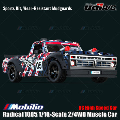 UDIR/C UD-1005 Radical 1005 1/10-Scale 2/4WD Muscle Car RC High Speed RTR