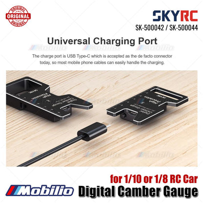 SKYRC Bagian #SK-500042 / SK-500044 Pengukur Camber Digital untuk Mobil RC 1/10 atau 1/8