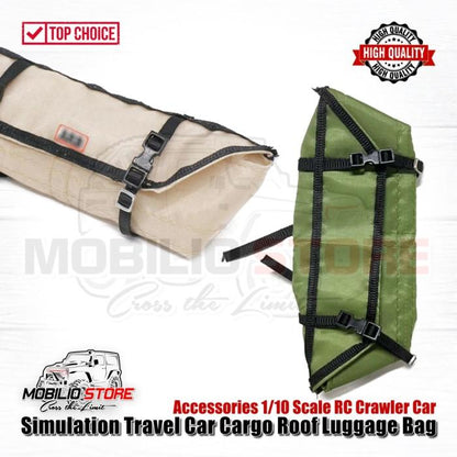 Simulation Travel Car Cargo Roof Luggage Bag Accessories RC Crawler