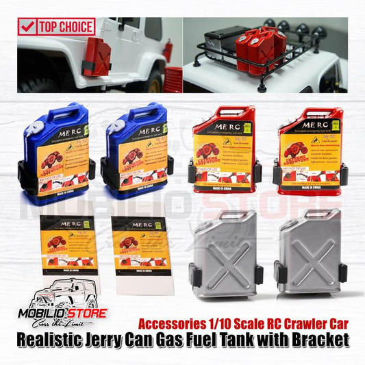 Accessories Realistic Jerry Can Fuel Tank 1/10 Scale RC Crawler Car