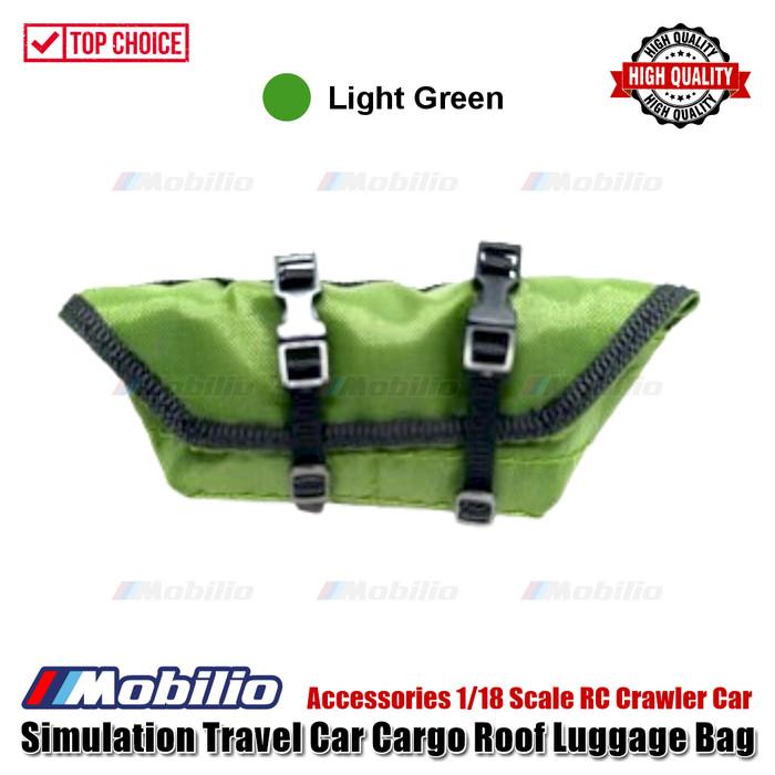 Accessories 1/18 Scale RC Crawler Car Simulation Travel Car Cargo Roof Luggage Bag