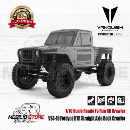 Vanquish VS4-10 Fordyce Straight Axle RTR Rock Crawler RC Skala 1/10 Kendali Jarak Jauh