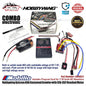 RGT Part #R86621 Hobbywing Quicrun 80A Customed Crawler Power KIT dengan Kombo Motor Brushed 570-35T RC Elektronik 1/10 Petualangan