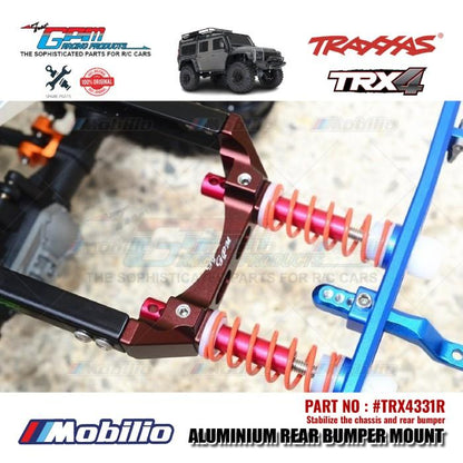 GPM Part #TRX4331R Aluminium Rear Bumper Mount RC Upgrade Traxxas TRX-4 Crawler Adventure