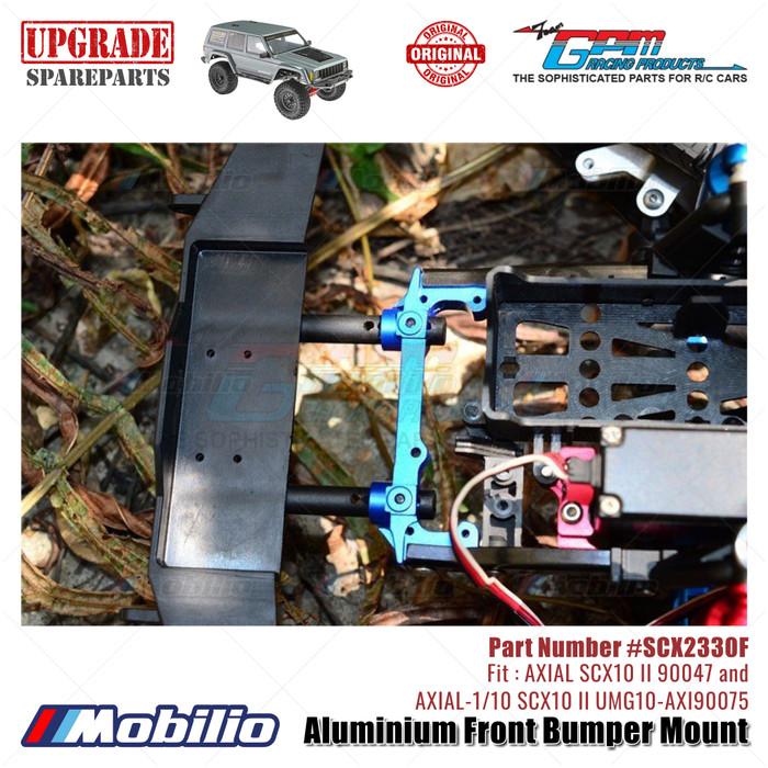 GPM Part #SCX2330F Aluminium Front Bumper Mount AX31392 RC Upgrade Axial SCX10 II Crawler Adventure