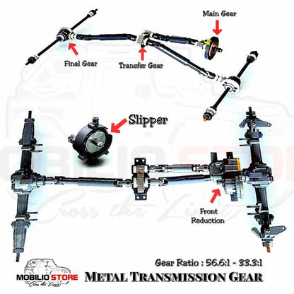 RGT EX 86110 Pioneer 1/10 RC Rock Crawler 4x4 Offroad