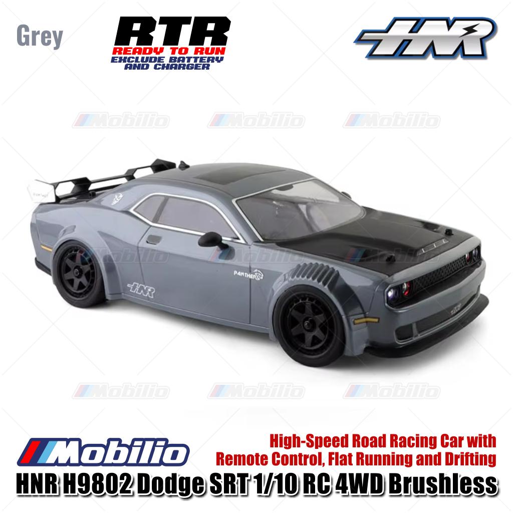 HNR H9802 Panther Dodge SRT 1/10 RC 4WD Brushless High-Speed Road Racing Car with Remote Control Flat Running and Drifting