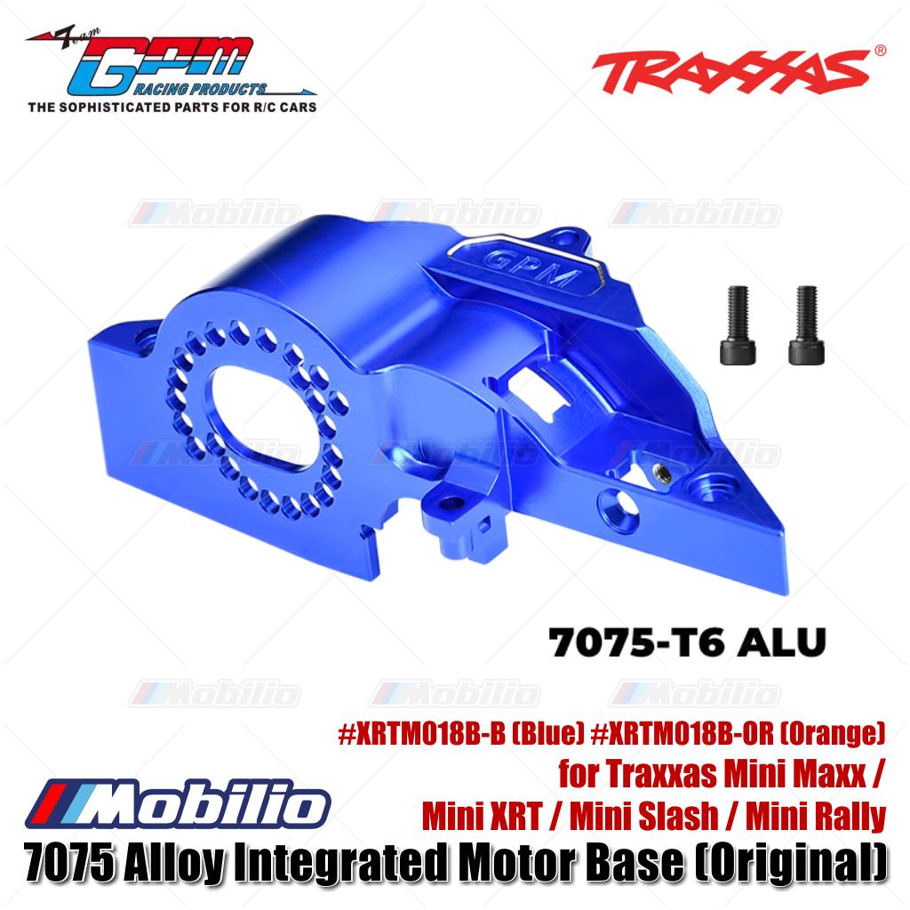 GPM Part #XRTM018B 7075 Alloy Integrated Motor Base (Original) for Traxxas Mini Maxx / Mini XRT / Mini Slash / Mini Rally Upgrade