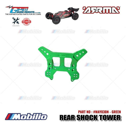 GPM Part #MAY030N Alloy Rear Shock Tower Arrma Typhon 6s BLX Buggy Outdoor