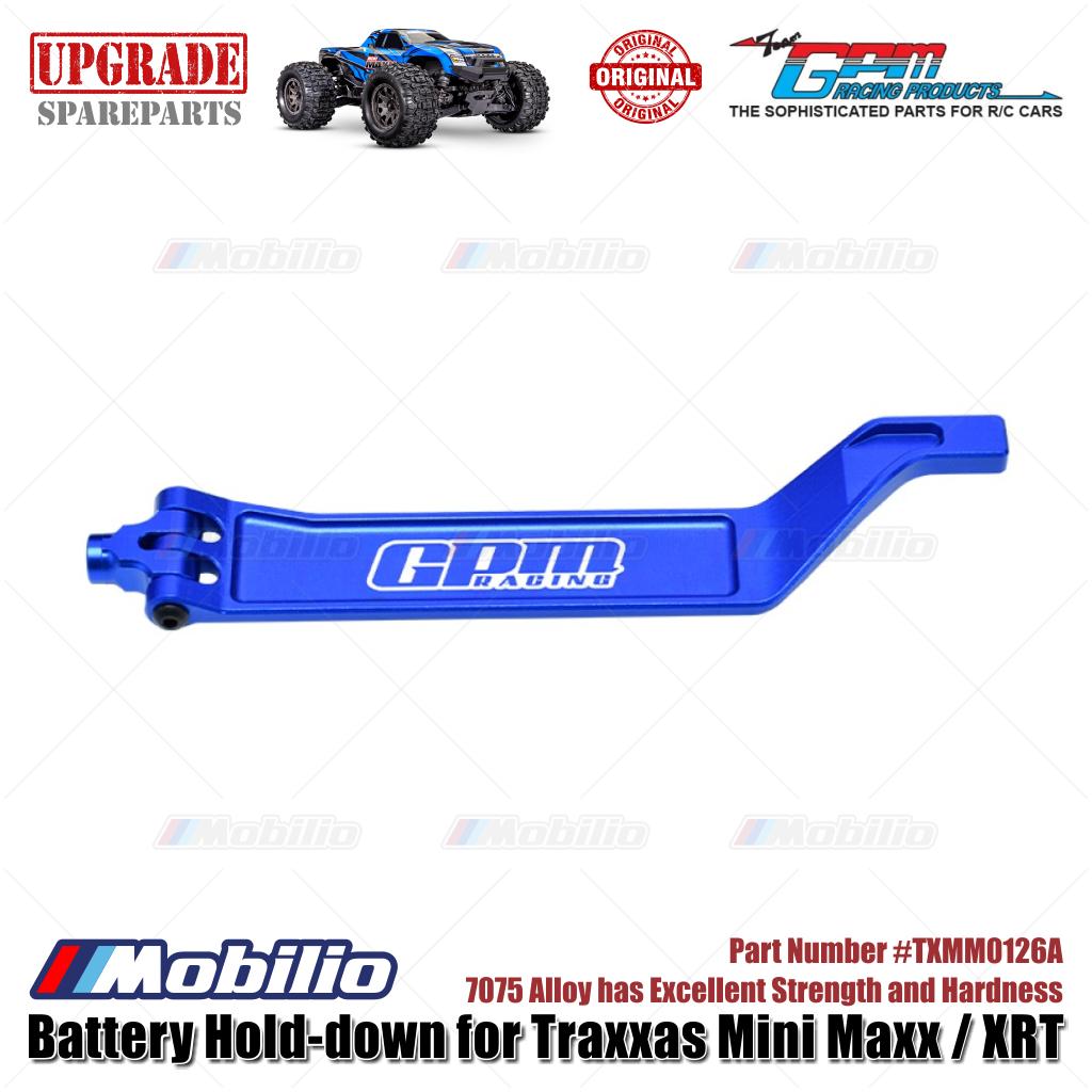 GPM Part #TXMM0126A 7075 Alloy Battery Hold-down for RC Traxxas Mini Maxx / Mini XRT