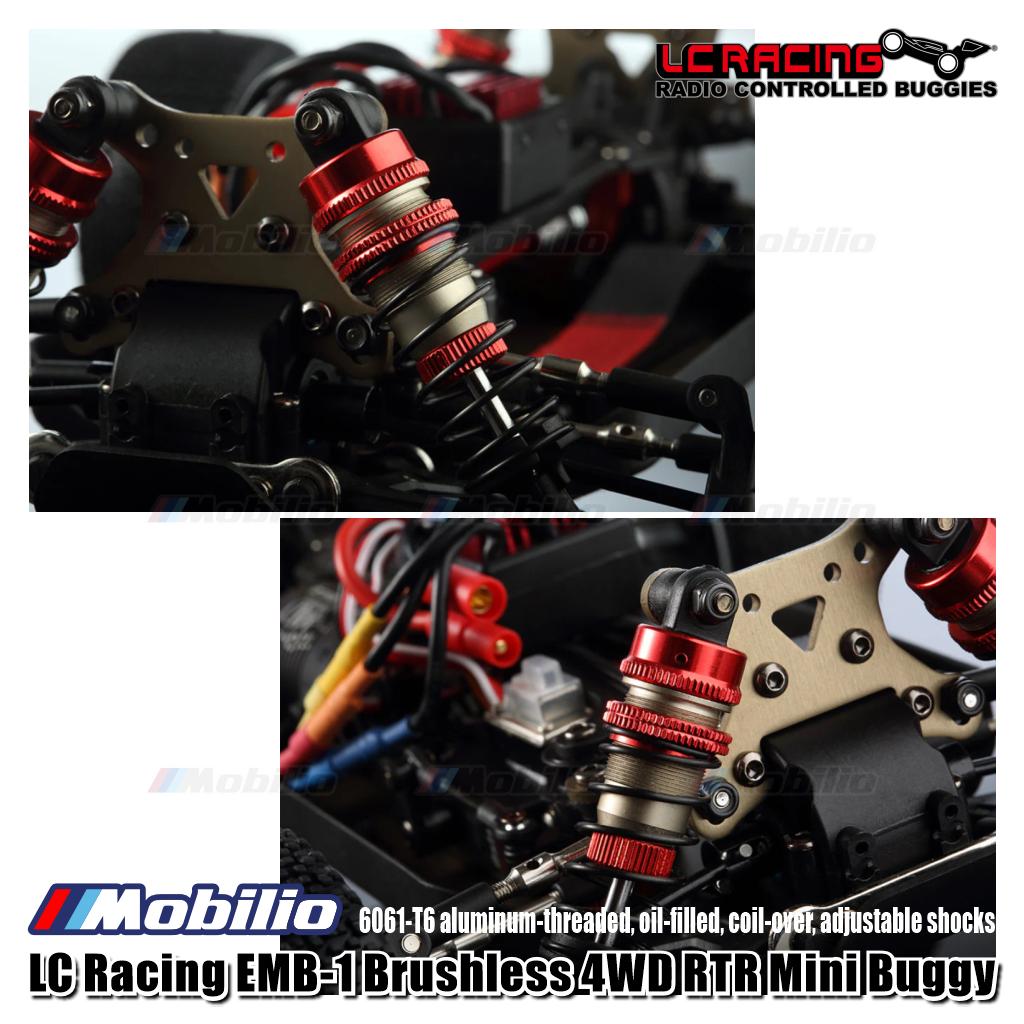 LC Racing EMB-1 Brushless 4WD Mini Buggy Lipo-R Version 1/14 Scale RTR