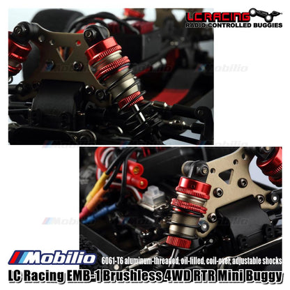 LC Racing EMB-1 Brushless 4WD Mini Buggy Lipo-R Version 1/14 Scale RTR