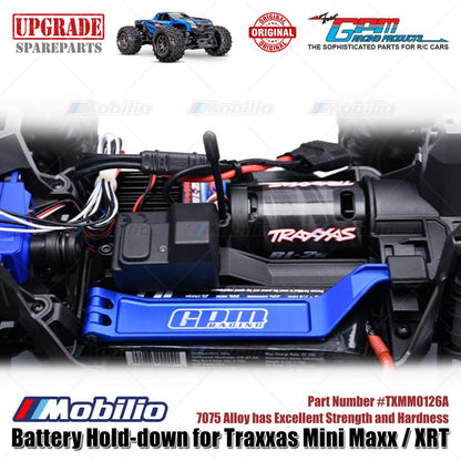 GPM Part #TXMM0126A 7075 Alloy Battery Hold-down for RC Traxxas Mini Maxx / Mini XRT