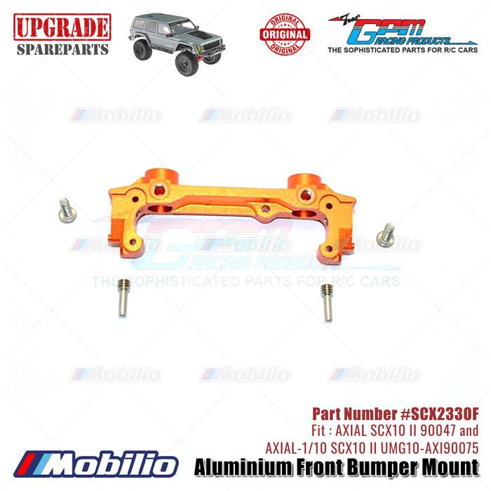 GPM Part #SCX2330F Aluminium Front Bumper Mount AX31392 RC Upgrade Axial SCX10 II Crawler Adventure