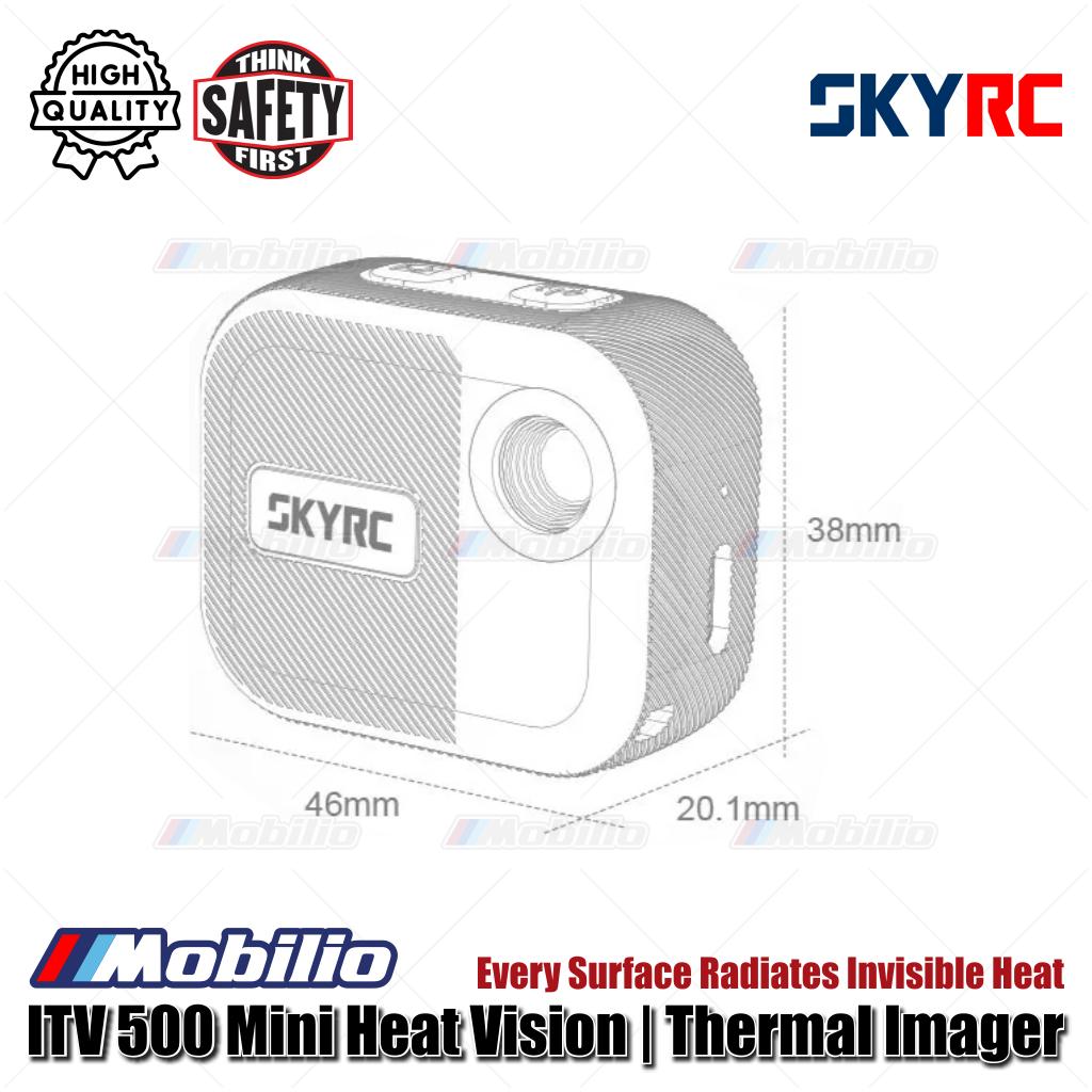 SKYRC #SK-500047 ITV 500 Mini Heat Vision Thermal Imager Every Surface Radiates Invisible Heat