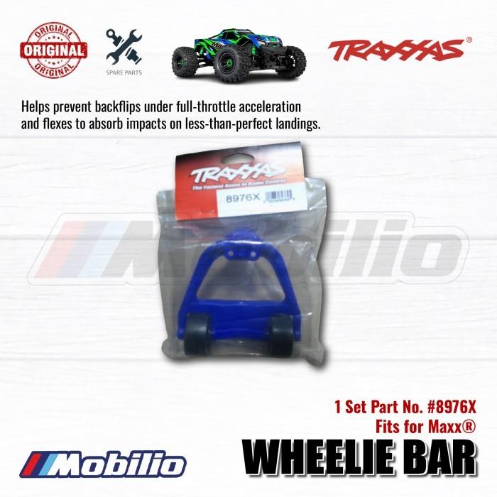Traxxas Part #8976X Wheelie Bar Blue for RC Maxx Monster Truck