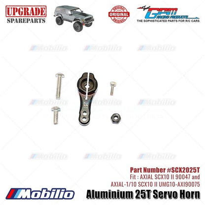 GPM Part #SCX2025T Aluminium 25T Servo Horn RC Upgrade Axial SCX10 II Crawler Adventure  Remote Control